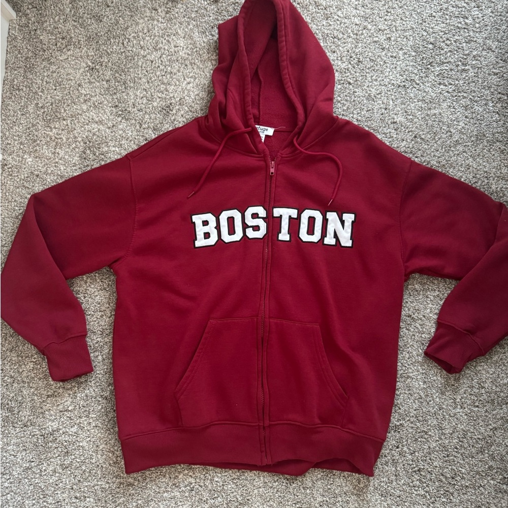Refuge Athletics Deep Red Hoodie
